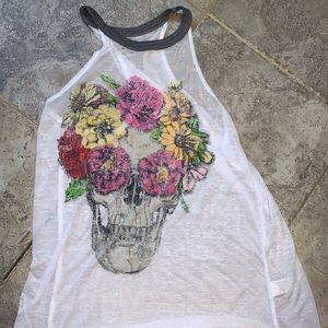 Chaser Brand Skull graphic tank
